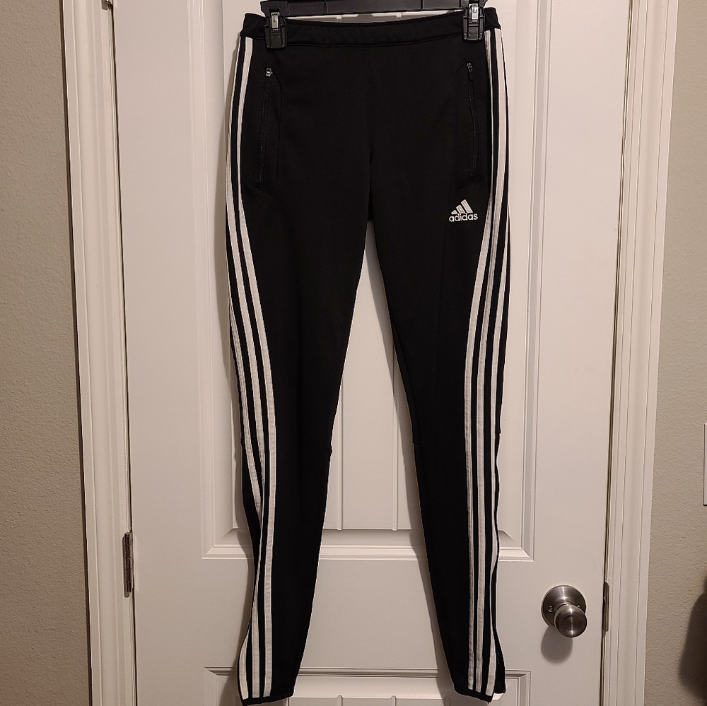 Adidas Blk Track Pants Sz XS Like New!!
